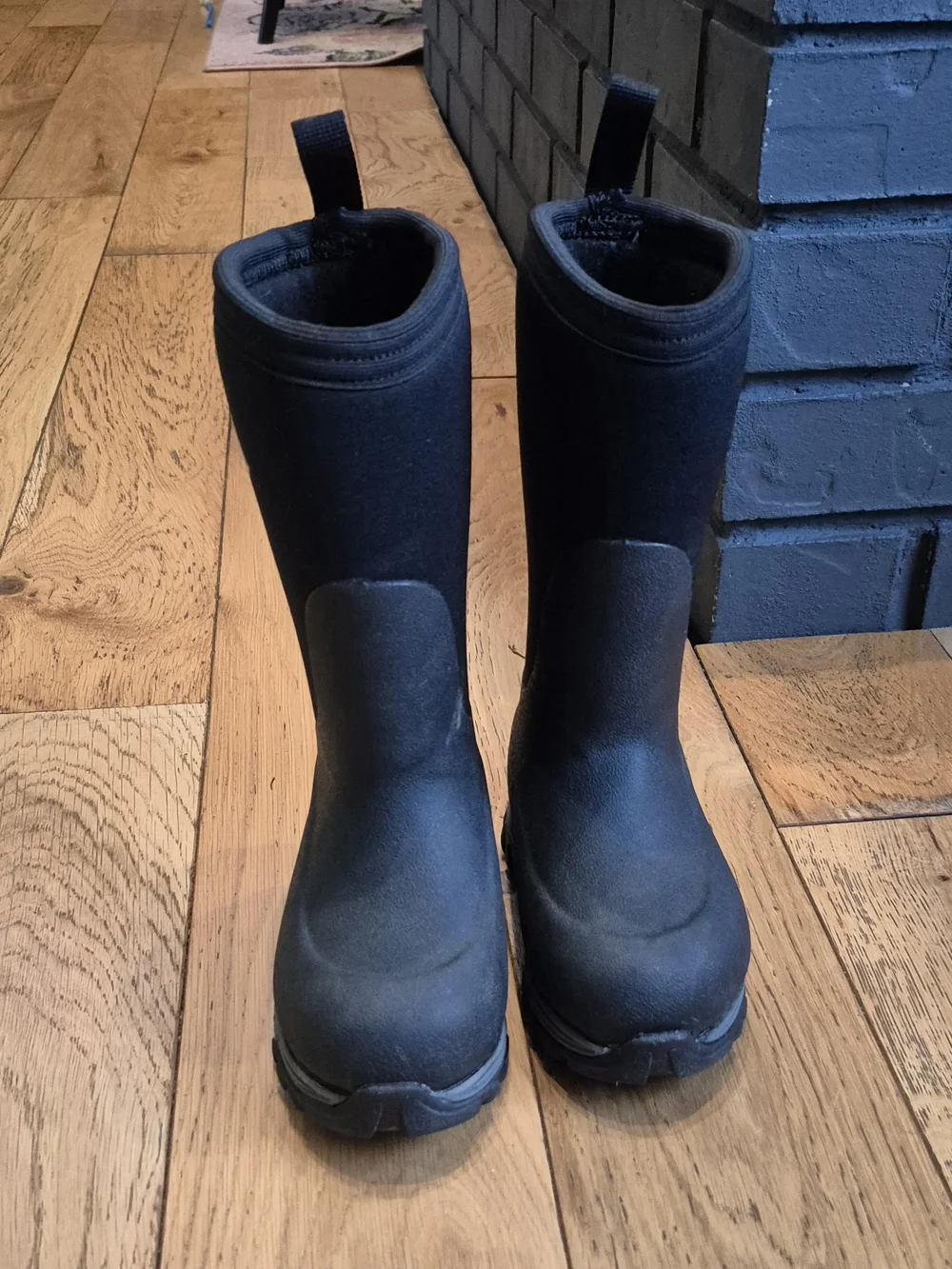Muck Boot Company Kids' Rugged II Black Neoprene Waterproof Insulated Boots